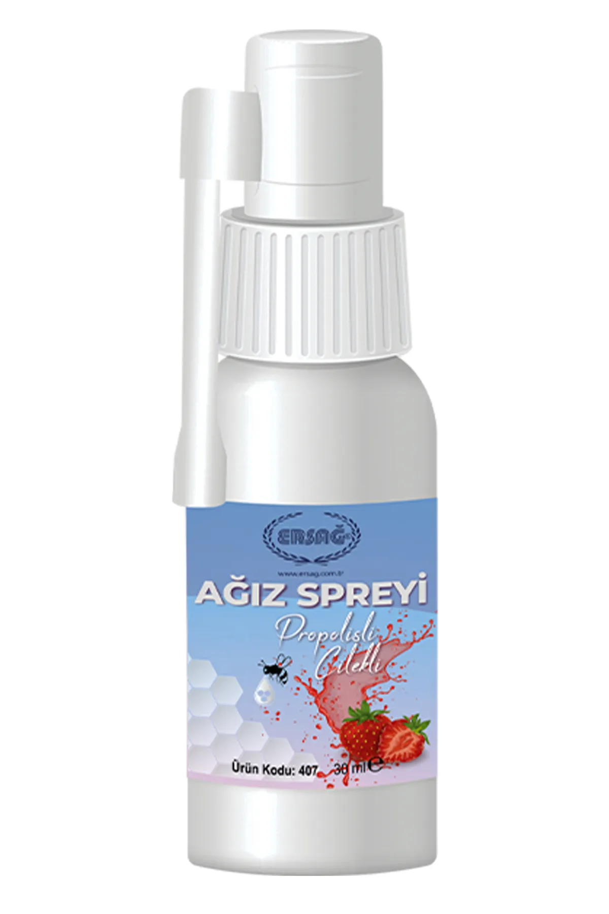 Ağız Spreyi Propolisli - Çilekli 30 ml